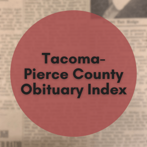 Tacoma-Pierce County Obituary Index
