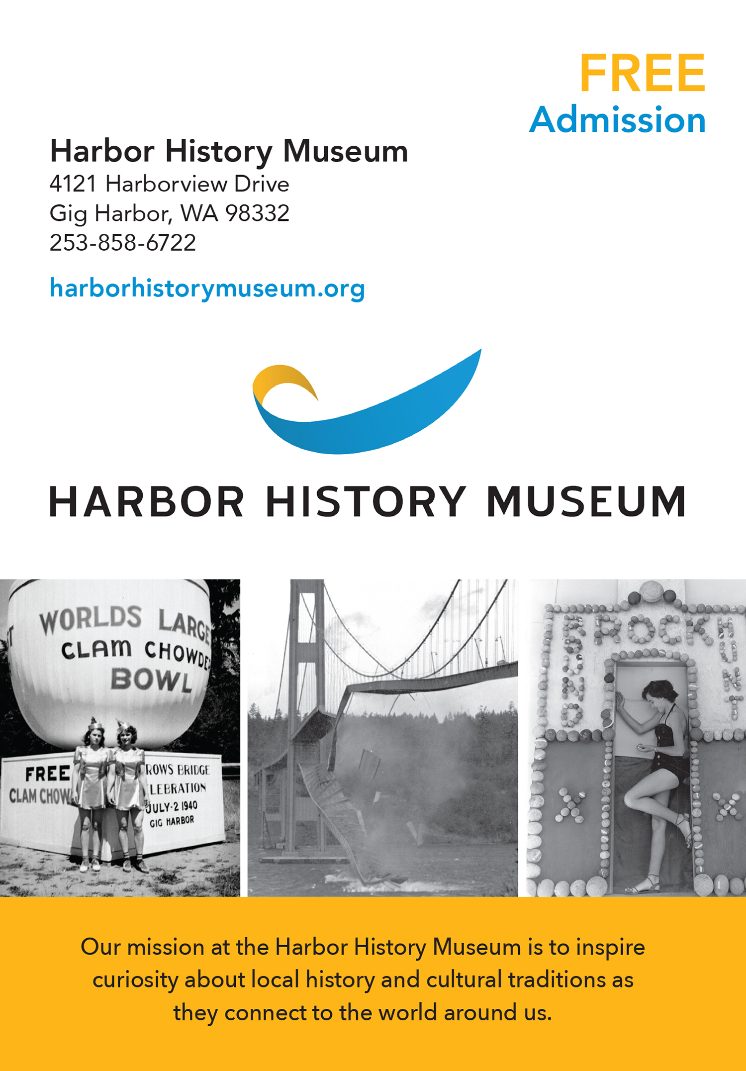 Harbor History Museum Pass
